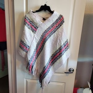 White Womens Poncho